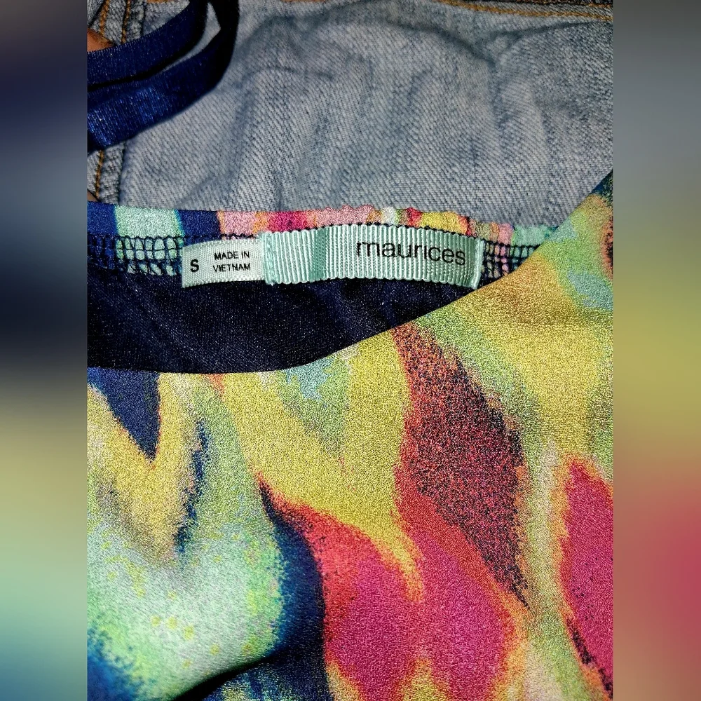 Maurices Multicolor Patterned Romper - Picture 10 of 11